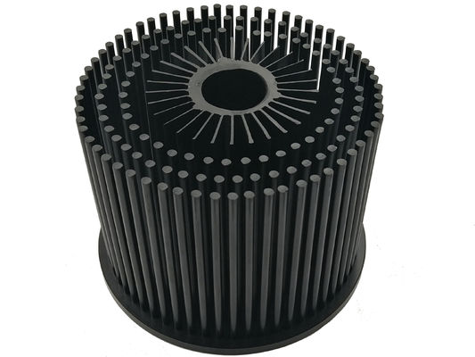 110x80mm Pin Fin Forged Heat Sink Perawatan Permukaan Anodizing