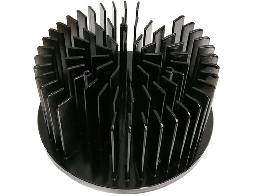 Radiator Heat Sink Antirust Bulat, Heatsink LED Aluminium Ekstrusi Praktis