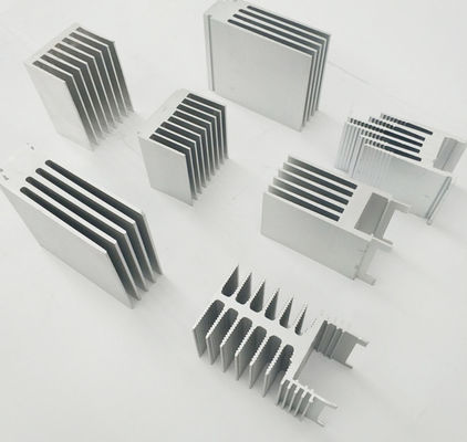 Bending Alloy Aluminium Extrusion Profile Heat Sink Serbaguna