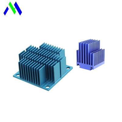 Heat Sink Anodized Serbaguna Persegi, Heatsink CNC Anti Korosi