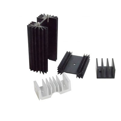 Ekstrusi Heat Sink Elektronik Aluminium Anodized Anti Oksidasi