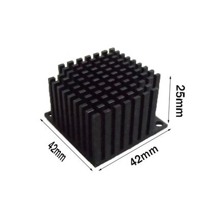 Ekstrusi Heat Sink Elektronik Aluminium Anodized Anti Oksidasi