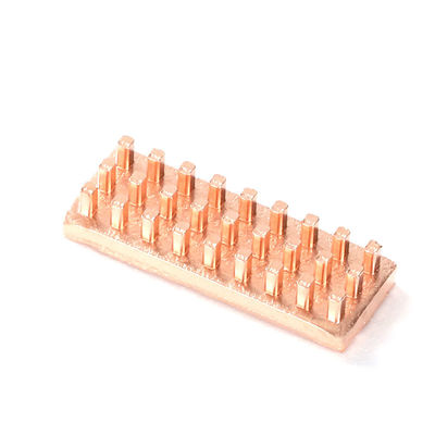 Heatsink Tembaga VRM Persegi Panjang Tahan Lama, Heatsink Tembaga Kecil Anti Korosi