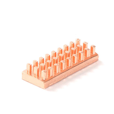 Heatsink Tembaga VRM Persegi Panjang Tahan Lama, Heatsink Tembaga Kecil Anti Korosi