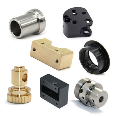 OEM Bronze CNC Turning Parts Anodizing Surface Untuk Printer 3D