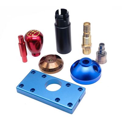 Kuningan Aluminium CNC Menghidupkan Bagian Toleransi Anti Korosi 0,01mm