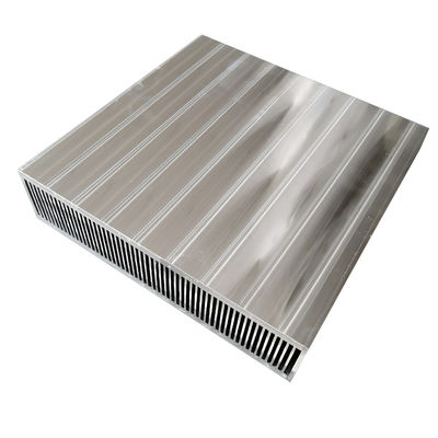 Heat Sink Lembaran Aluminium Serbaguna Bentuk Persegi Panjang Praktis