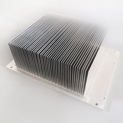 Heat Sink Penyearah Praktis Perak, Sirip Heat Sink Aluminium Tahan Karat