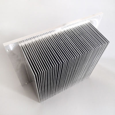 Heat Sink Penyearah Praktis Perak, Sirip Heat Sink Aluminium Tahan Karat