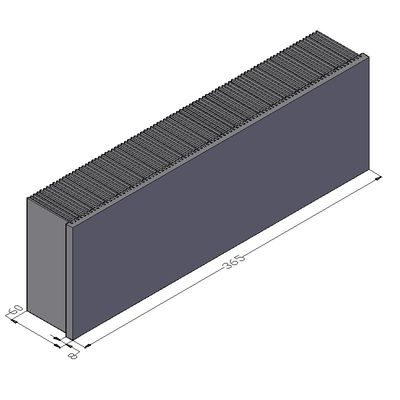 Heat Sink Elektronik Berikat Pengelasan Bentuk Fleksibel Anti Korosi
