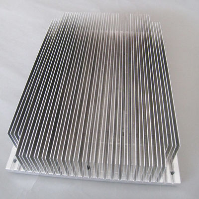 Heat Sink TEC Praktis Paduan, Heatsink Aluminium Ekstrusi Perak