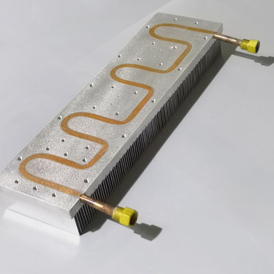 Heat Sink Elektronik Tabung Tembaga Enbeded IGBT Untuk Pendinginan Air