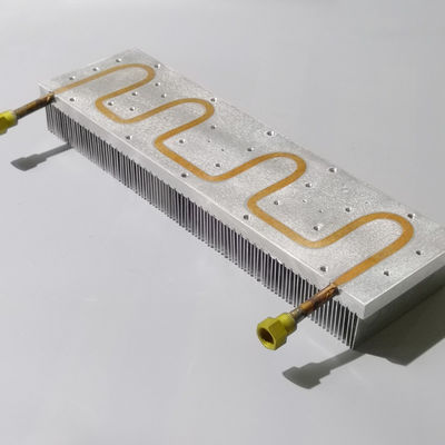 Heat Sink Elektronik Tabung Tembaga Enbeded IGBT Untuk Pendinginan Air