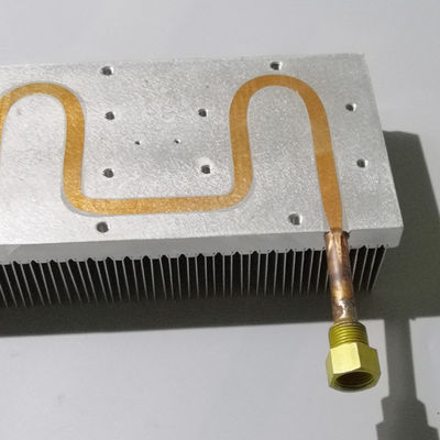 Heat Sink Elektronik Tabung Tembaga Enbeded IGBT Untuk Pendinginan Air