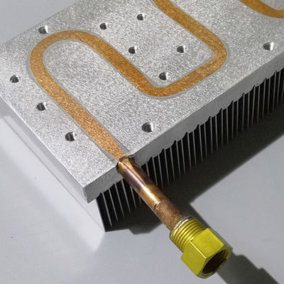Heat Sink Elektronik Tabung Tembaga Enbeded IGBT Untuk Pendinginan Air