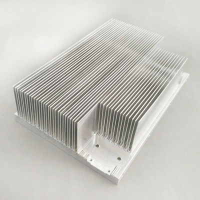 Bonded Fin Electronic Heat Sink Bentuk Persegi Panjang Bahan Aluminium