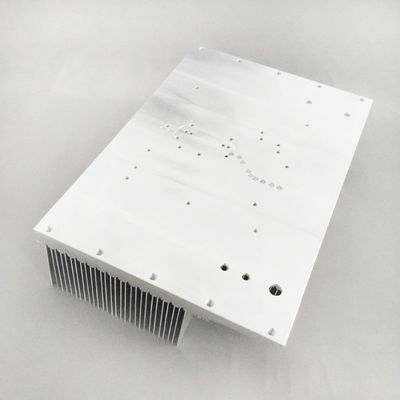 Bonded Fin Electronic Heat Sink Bentuk Persegi Panjang Bahan Aluminium
