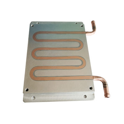 Tahan Lama Tahan Karat Tembaga Heat Sink Plate Pendingin Cair Dengan 6 Loop