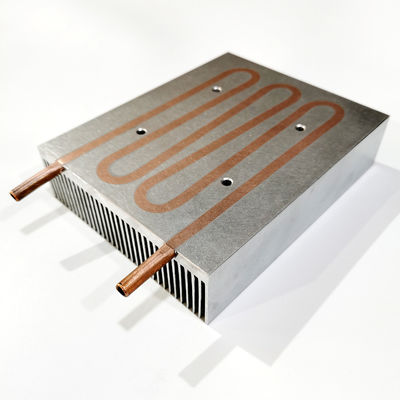 Anodizing Water Cool Heat Sink Dengan Tabung Tembaga 120x36x150MM