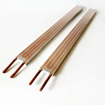 40x480x12mm Radiator Heat Sink Cold Plate Dengan Tabung Cooper Tertanam