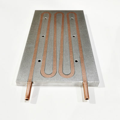Aluminium Cooper Tube Radiator Heat Sink 120x12x210mm Tahan Lama