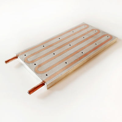 Lukisan Tahan Karat Cairan Didinginkan Heat Sink, Pendingin Elektronik Plat Dingin Stabil