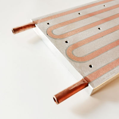 Lukisan Tahan Karat Cairan Didinginkan Heat Sink, Pendingin Elektronik Plat Dingin Stabil