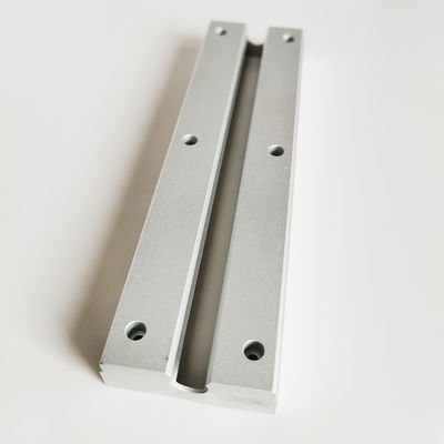 Sandblasting Aluminium CNC Milling Parts Perak Anodized Tahan Lama