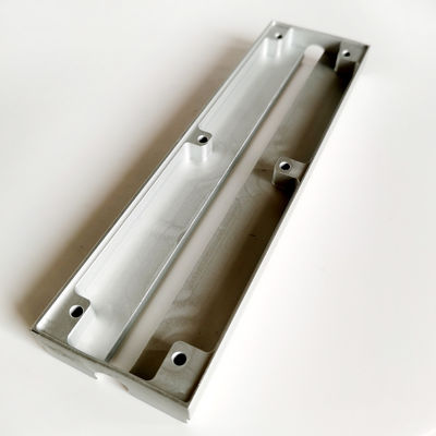 Sandblasting Aluminium CNC Milling Parts Perak Anodized Tahan Lama