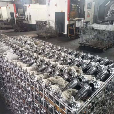 Carbon Steel Antirust Trailer Axle Spindle, Sand Blast Bagian Penempaan Presisi Tinggi