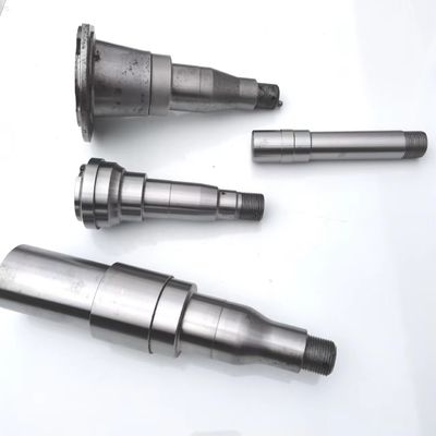Carbon Steel Antirust Trailer Axle Spindle, Sand Blast Bagian Penempaan Presisi Tinggi