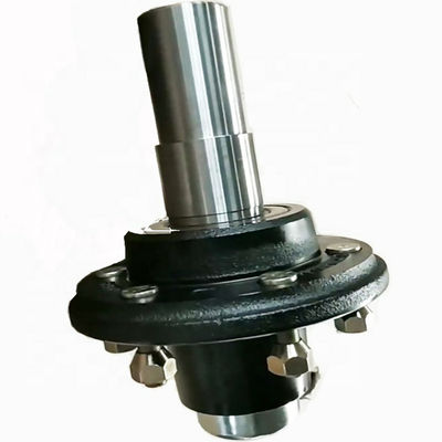 Carbon Steel Antirust Trailer Axle Spindle, Sand Blast Bagian Penempaan Presisi Tinggi