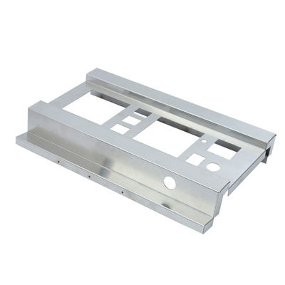 Aluminium Brushed Metal Stamping Parts Praktis Anti Korosi