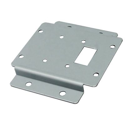 Aluminium Brushed Metal Stamping Parts Praktis Anti Korosi