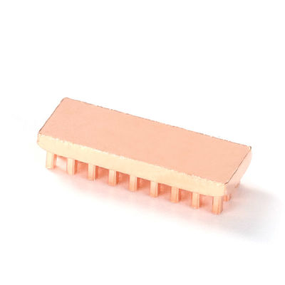 Antirust Extruded Copper Heat Sink Perawatan Permukaan Pengecatan Stabil