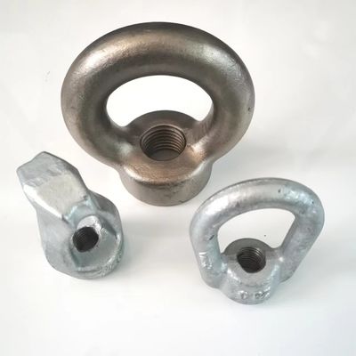 Anti Korosi Alloy Steel Forged Hardware, Serbaguna Lifting Eye Nut Ring